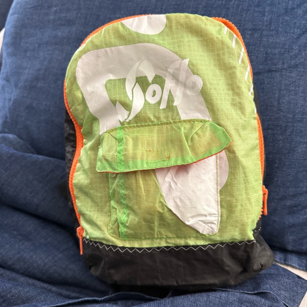 Upcycled Kite Material Backpack - image 1
